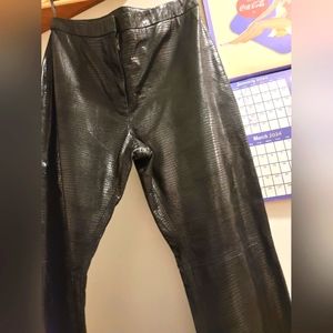 Leather Black Pants